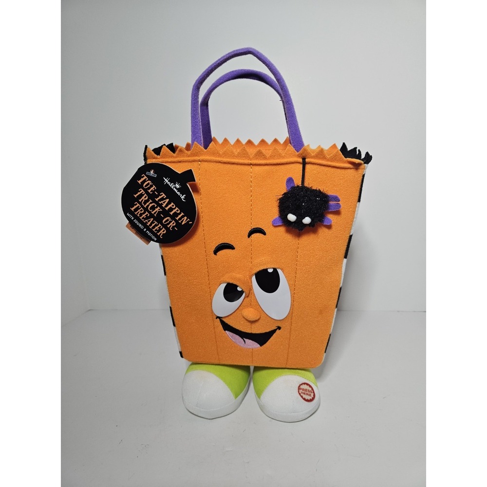 Hallmark Toe Tappin Trick Or Treater Animated Plush Halloween Bag Prop 2014